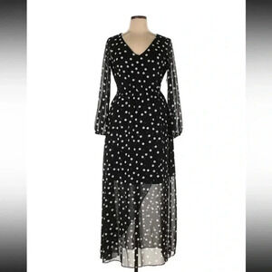 INC - International Concepts Polka Dot Print Casual Dress 14